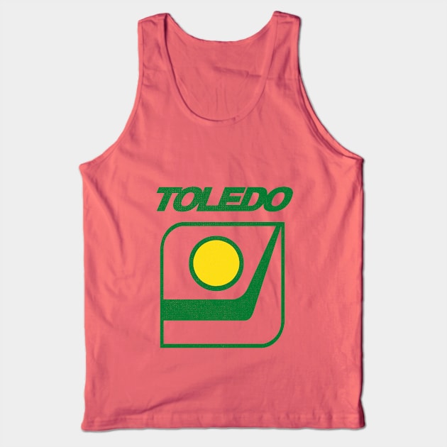 Retro Toledo Goal Diggers Hockey Tank Top by LocalZonly